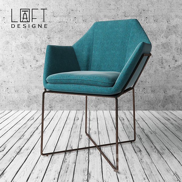 Armchair Loft Designe 3718 3DSMax File - thumbnail 1