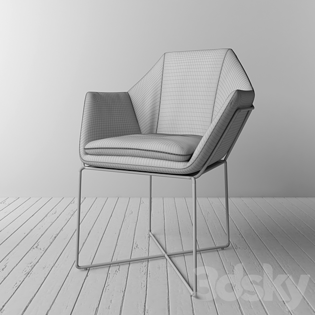 Armchair Loft Designe 3718 3DSMax File - thumbnail 2