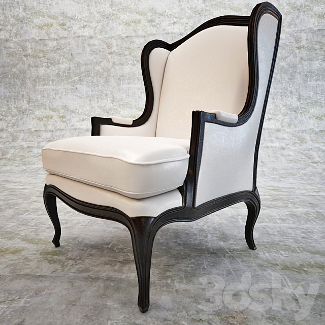 Armchair L’Origine APRL 127 3ds Max - thumbnail 2