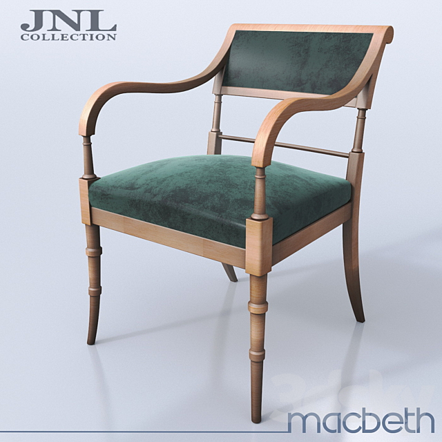 Armchair MacBeth by JNL 3ds Max - thumbnail 1