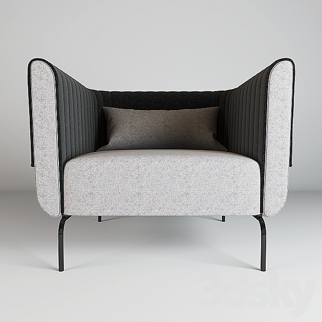 Armchair MADE (Bienno) 3DSMax File - thumbnail 2