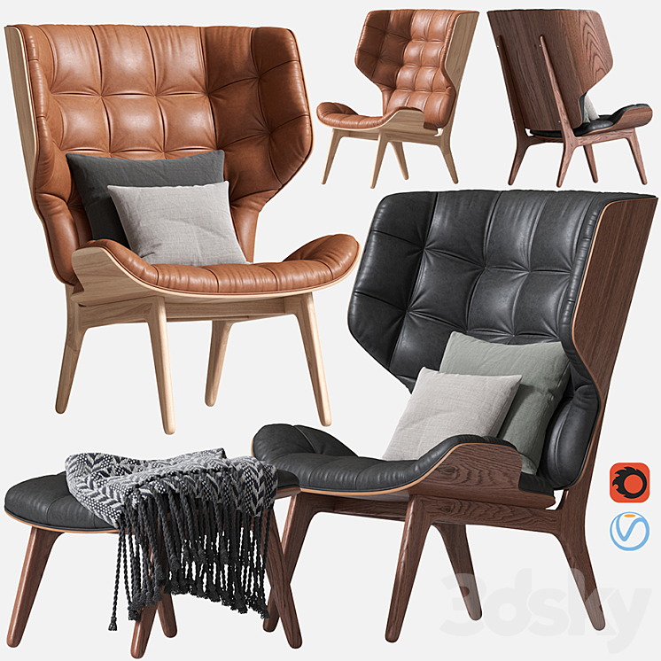 Armchair Mammoth Chair 3DS Max - thumbnail 1