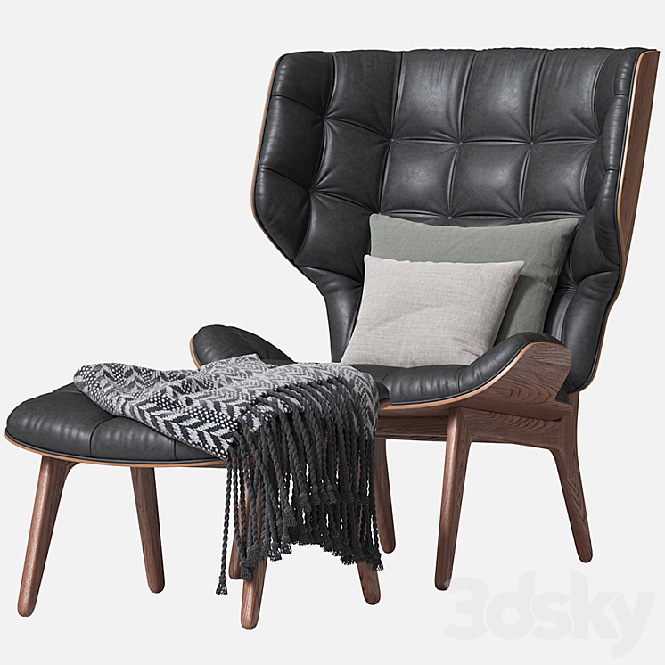 Armchair Mammoth Chair 3DS Max - thumbnail 2