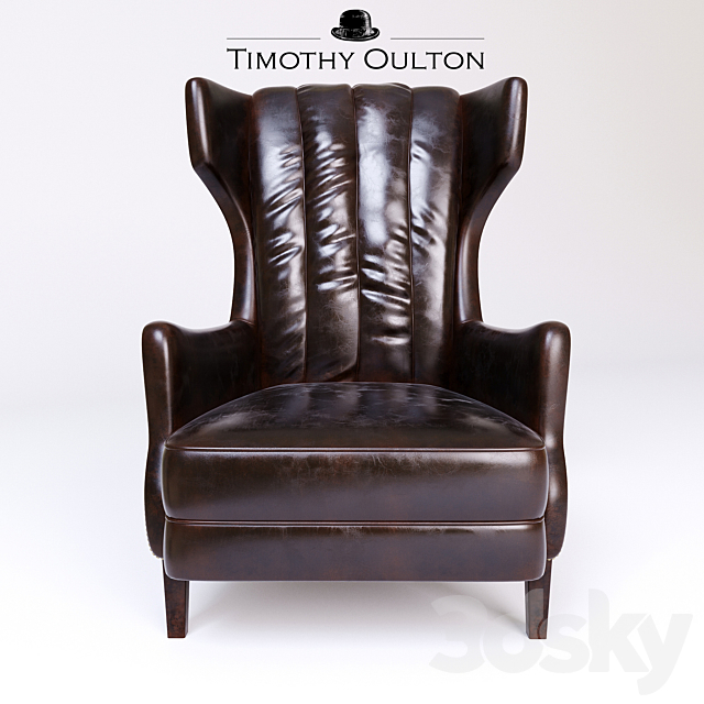 Armchair manor TimothyOulton 3ds Max - thumbnail 1