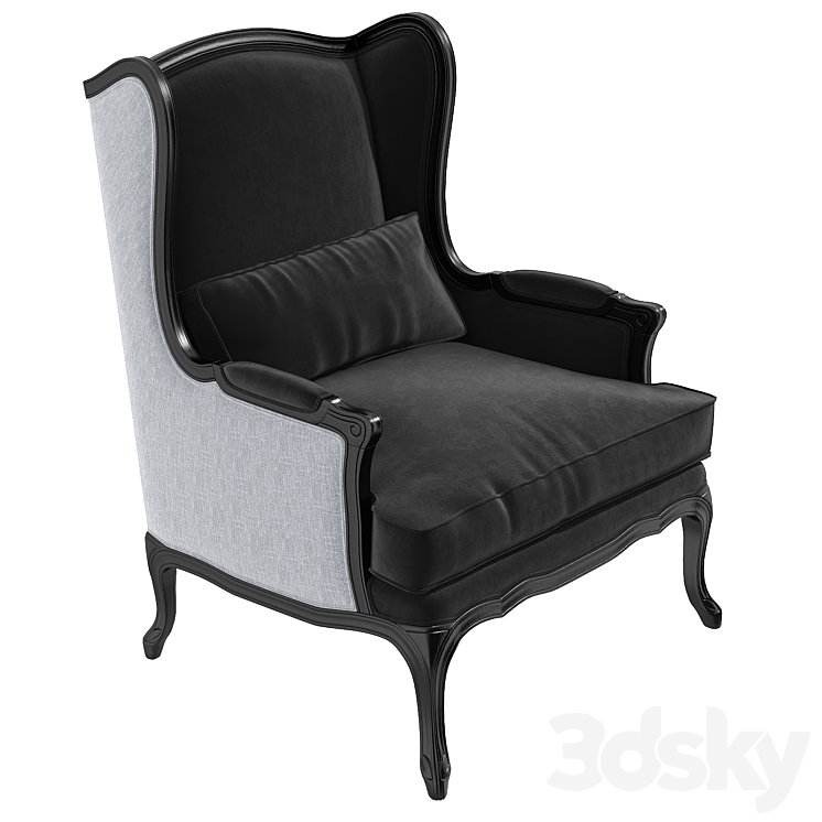 Armchair Marion Brosa 3DS Max Model - thumbnail 1