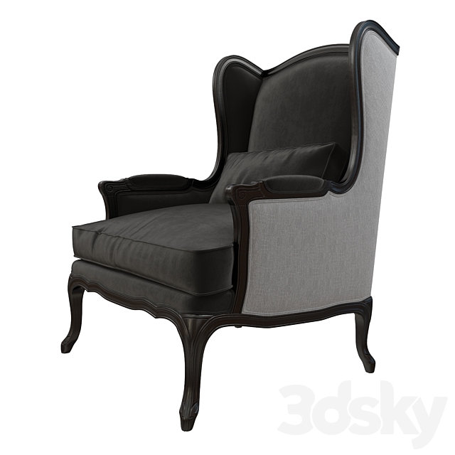 Armchair Marion Brosa 3DS Max Model - thumbnail 5