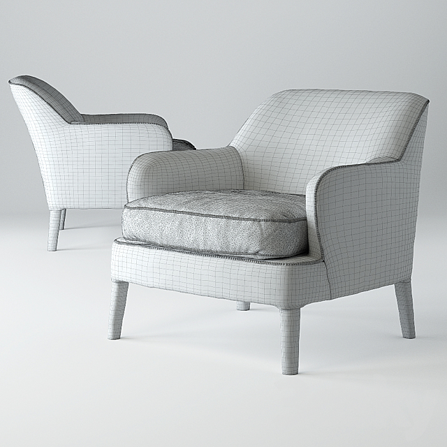 Armchair MAXAlTO B&B Italia FEBO 3DSMax File - thumbnail 2