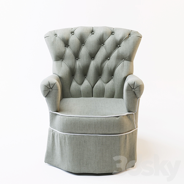 Armchair MAXI EKMI 3DSMax File - thumbnail 2