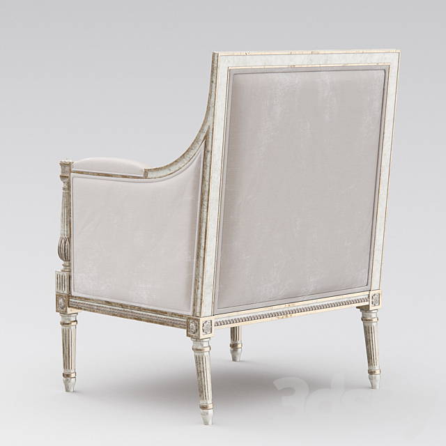 Armchair Minerva Bergere from Eloquenc 3ds Max - thumbnail 2