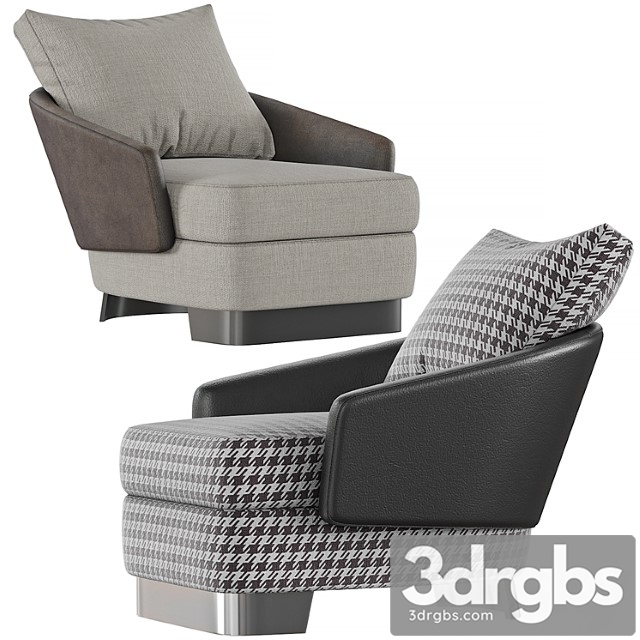 Armchair Minotti Lawson 3dsmax Download - thumbnail 1