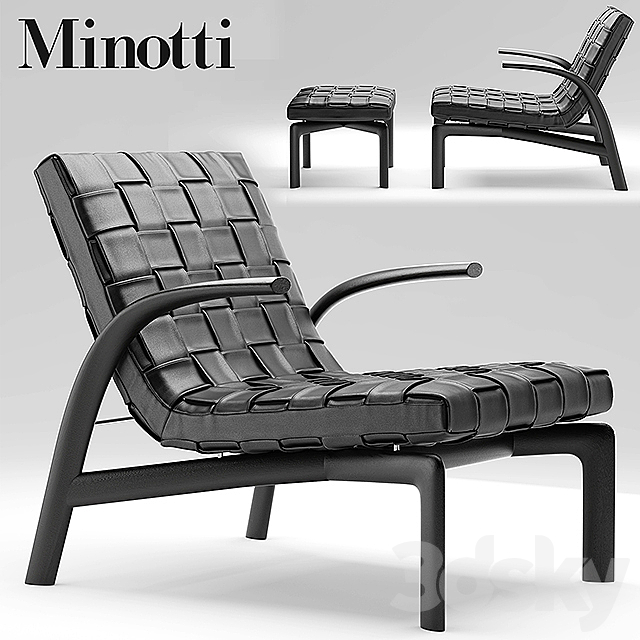 Armchair Minotti Pasmore 3DSMax File - thumbnail 1