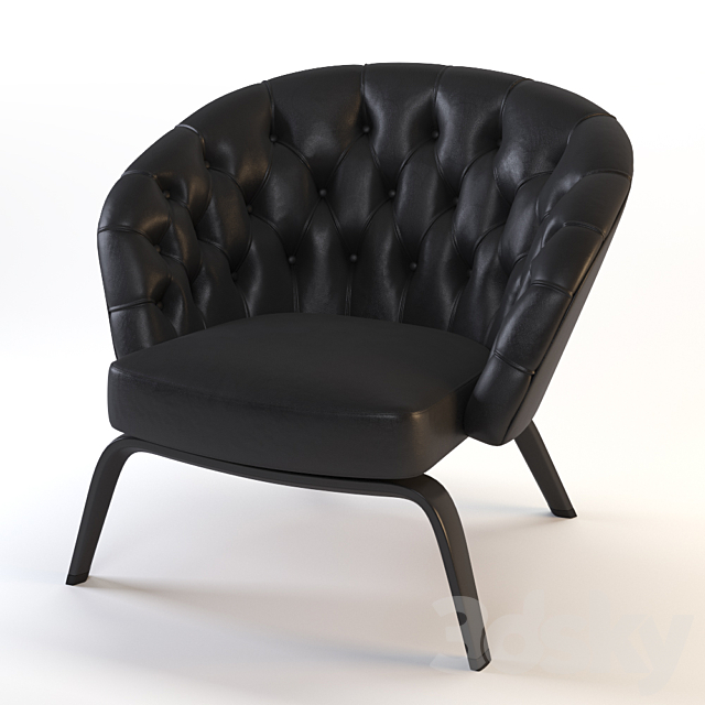 Armchair Minotti Winston 3DSMax File - thumbnail 3