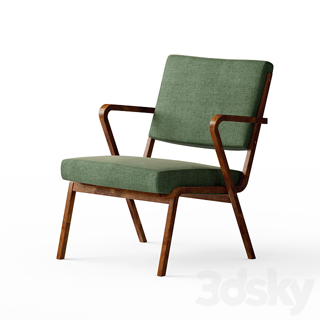 Armchair model 53693 3DSMax File - thumbnail 1