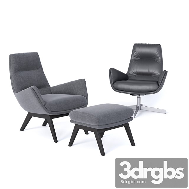 Armchair moro 3dsmax Download - thumbnail 1