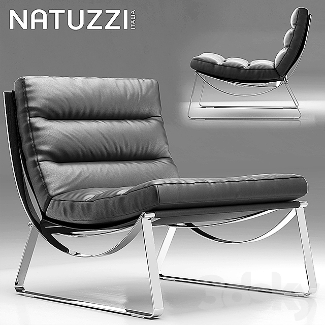 Armchair natuzzi Cammeo 3DSMax File - thumbnail 1