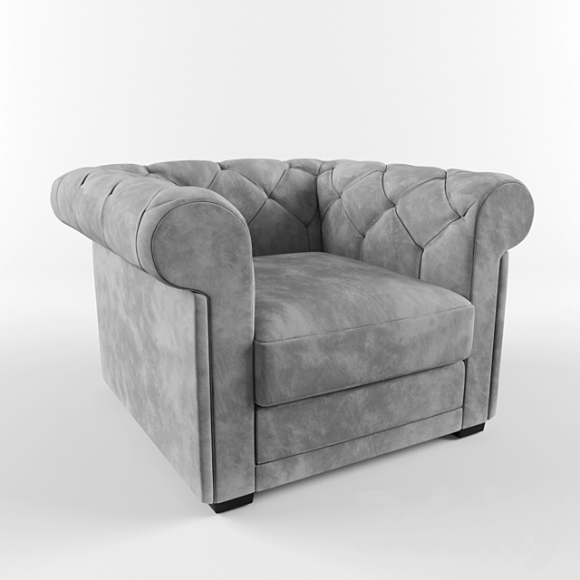 Armchair Natuzzi Carisma 3DSMax File - thumbnail 1