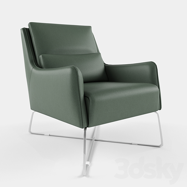 Armchair Natuzzi Gloria 3DSMax File - thumbnail 1