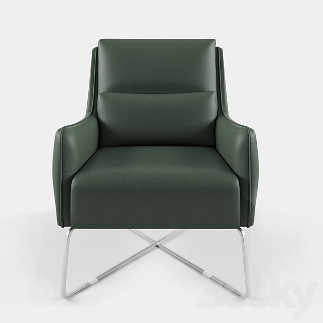 Armchair Natuzzi Gloria 3DSMax File - thumbnail 2