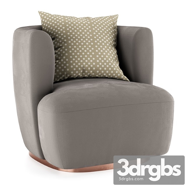 Armchair nidou 3dsmax Download - thumbnail 1