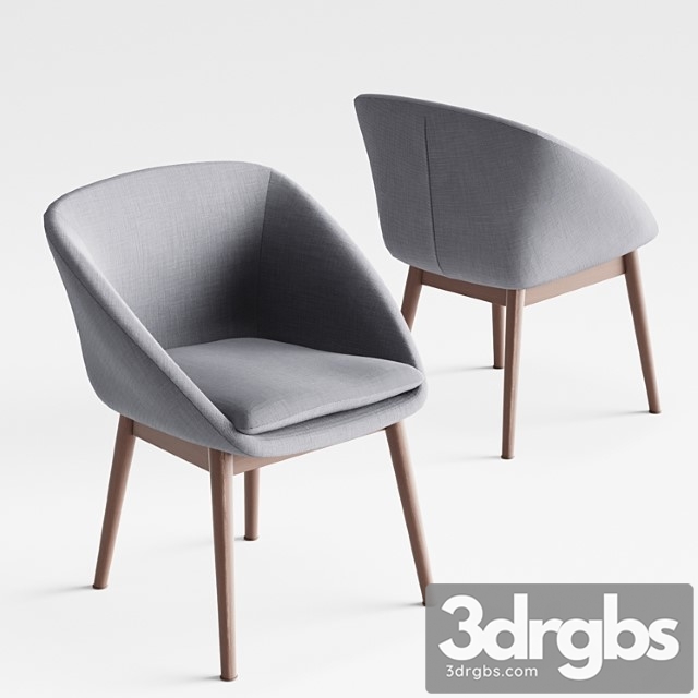 Armchair Obedennoe Watford Antratsit La Redoute Interieurs 3dsmax Download - thumbnail 1