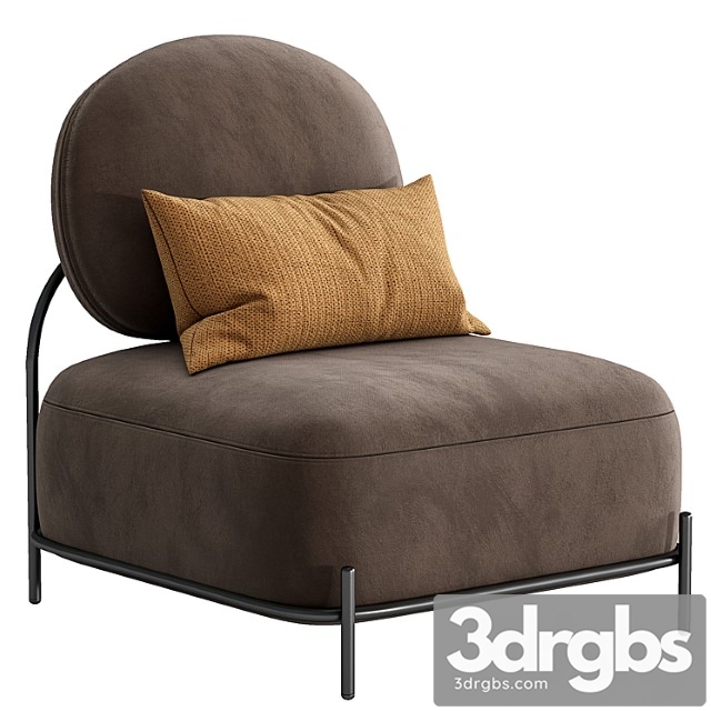 Armchair pawai 3dsmax Download - thumbnail 1