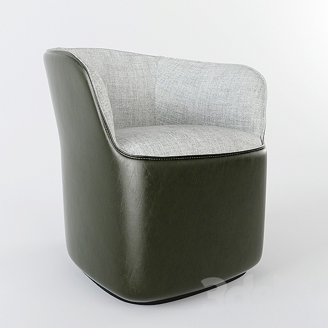 Armchair Pearl. 3DSMax File - thumbnail 2