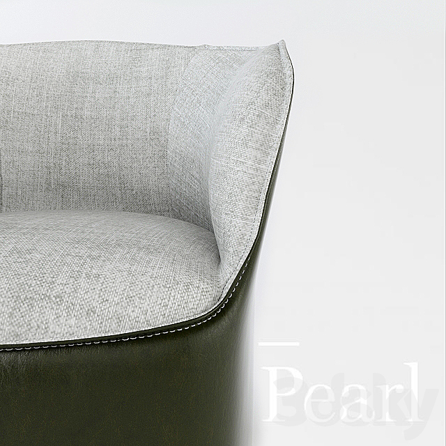 Armchair Pearl. 3DSMax File - thumbnail 3