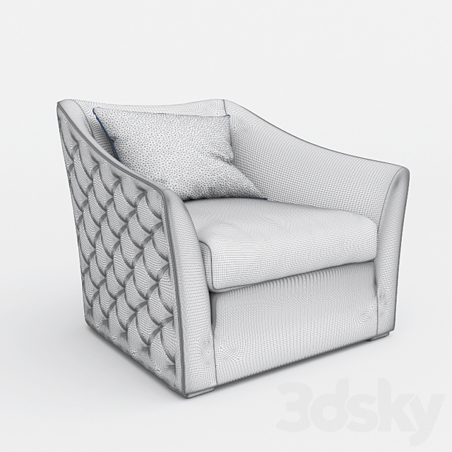 Armchair Pier Cosmo 3DSMax File - thumbnail 3