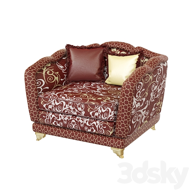 Armchair Pigoli Pitti 3DSMax File - thumbnail 1