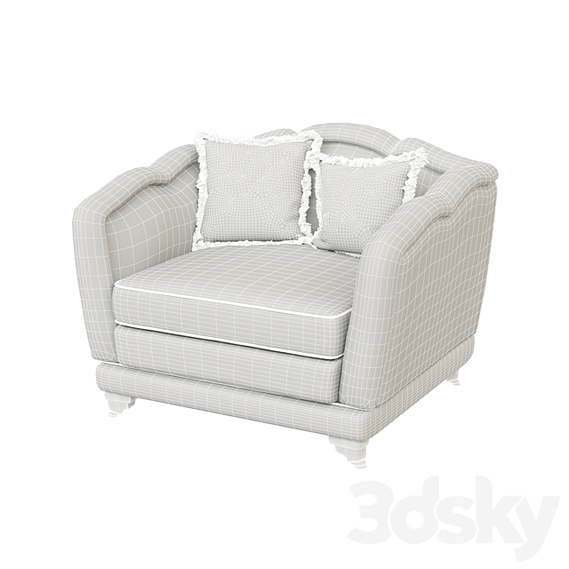 Armchair Pigoli Pitti 3DSMax File - thumbnail 2