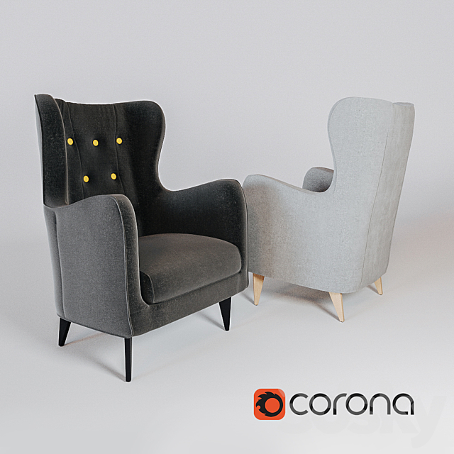 Armchair Pola 3ds Max - thumbnail 2