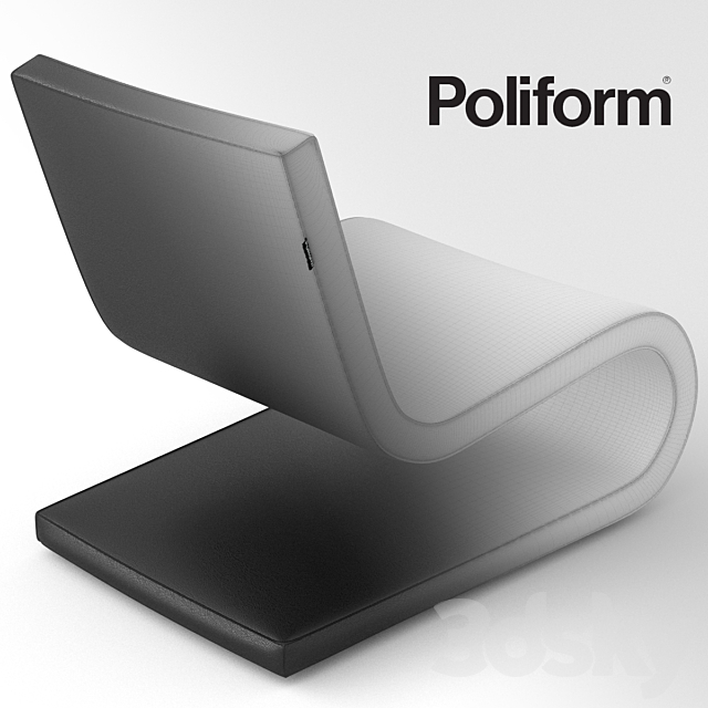 Armchair Poliform Snake 3DSMax File - thumbnail 2