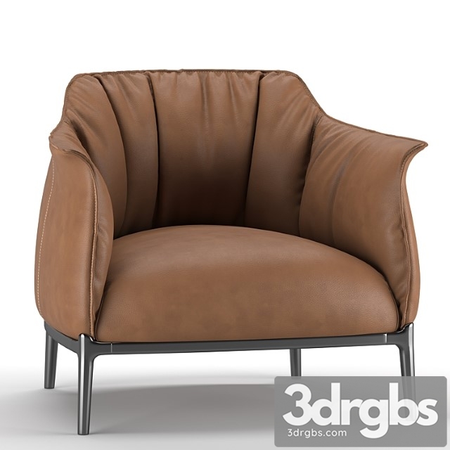 Armchair poltrona frau archibald 2 3dsmax Download - thumbnail 1