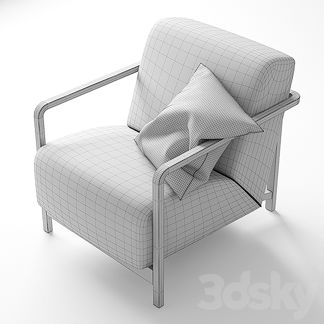 Armchair Porada Gilda 3ds Max - thumbnail 3