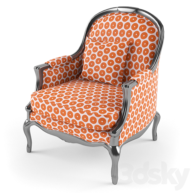 Armchair “Provance” 3ds Max - thumbnail 1