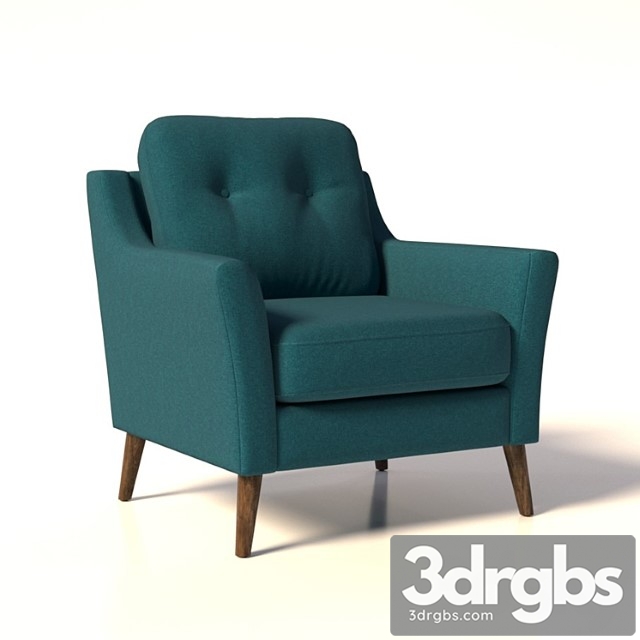 Armchair raf 3dsmax Download - thumbnail 1