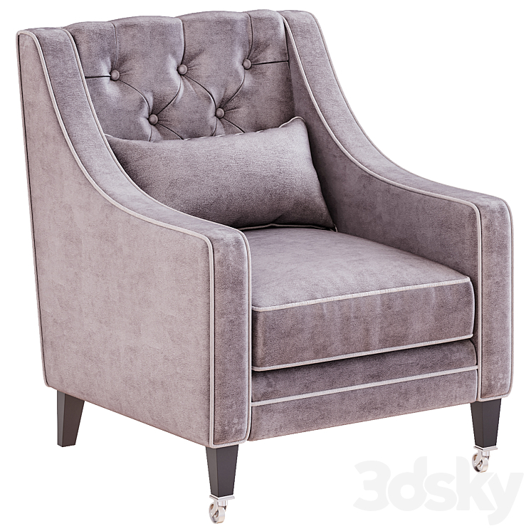 Armchair Renoir 3DS Max - thumbnail 1