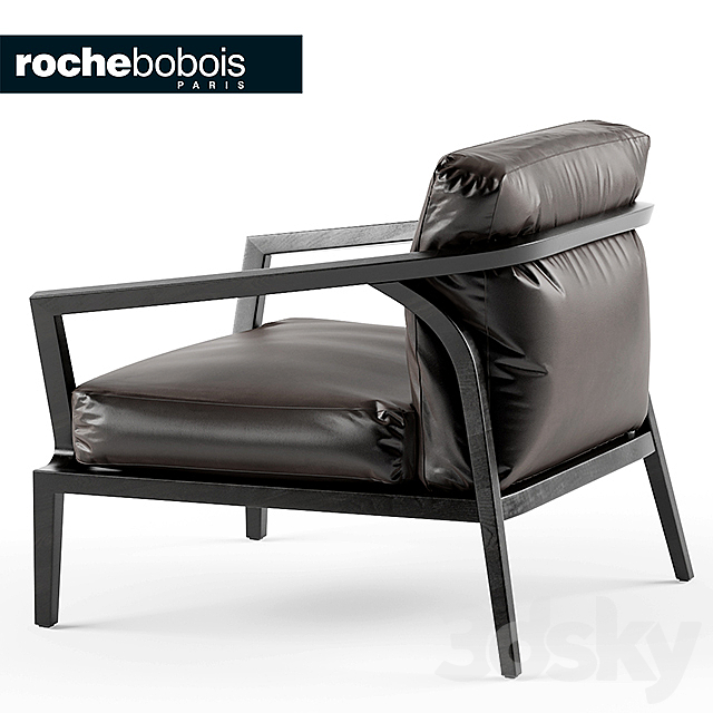 Armchair roche bobois ECHOES ARMCHAIR 3DS Max Model - thumbnail 2