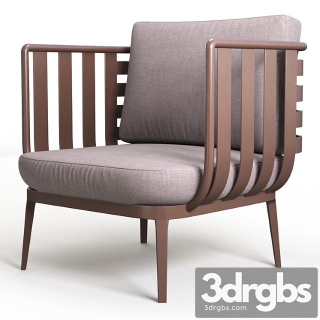 Armchair roda thea 3dsmax Download - thumbnail 1