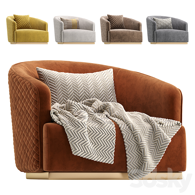 Armchair RUDAS Cazarina Interiors\/?????? ????? 3DS Max - thumbnail 1