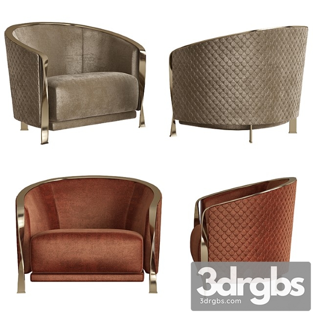 Armchair rugiano furniture nella vetrina 3dsmax Download - thumbnail 1