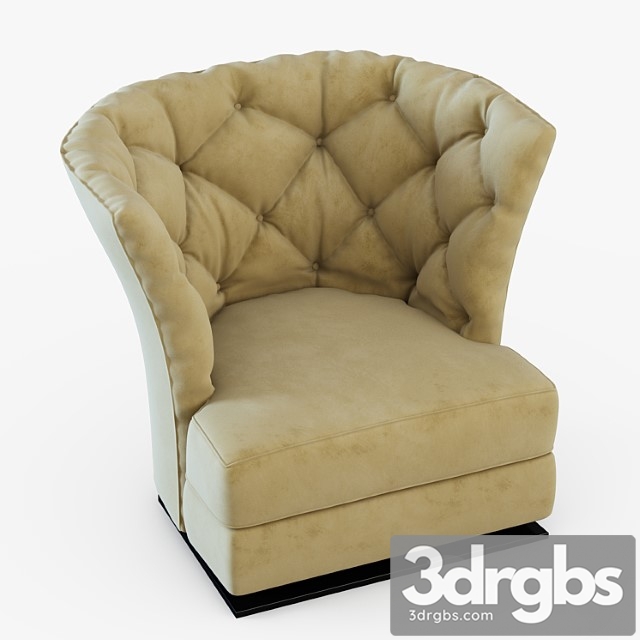 Armchair Saki Longhi 3dsmax Download - thumbnail 1