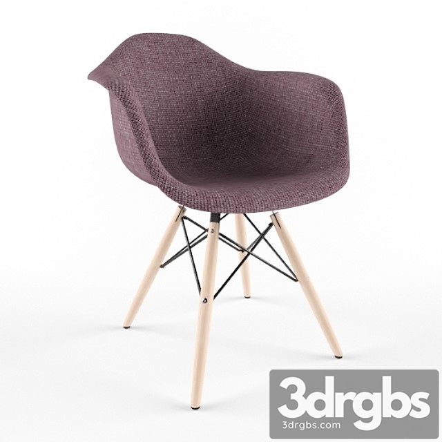 Armchair Saleh Fb Wood 3dsmax Download - thumbnail 1