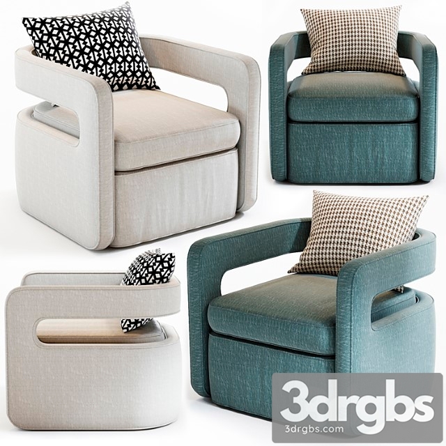 Armchair san marino 3dsmax Download - thumbnail 1