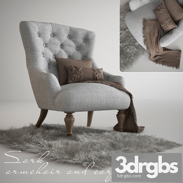 Armchair sark 3dsmax Download - thumbnail 1