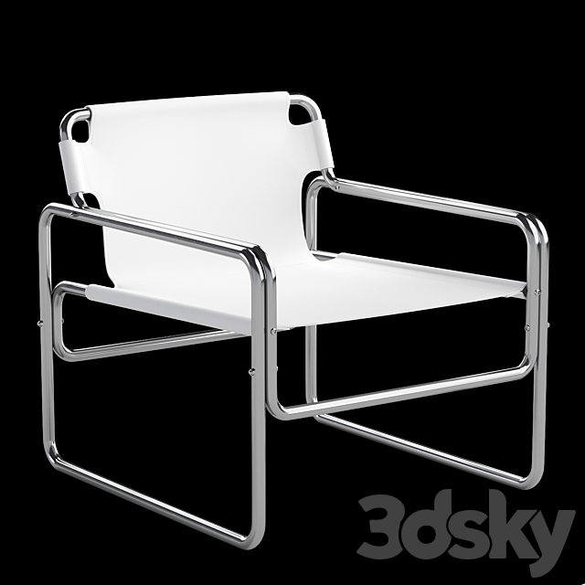 Armchair Scandi Furniture Christofer 3DS Max Model - thumbnail 3