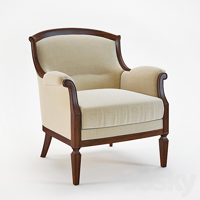 Armchair Selva 1440 3DSMax File - thumbnail 1