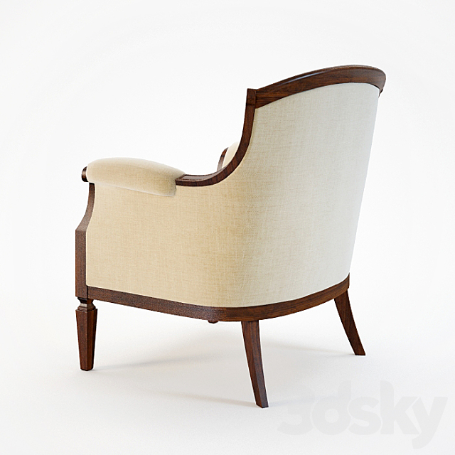 Armchair Selva 1440 3DSMax File - thumbnail 2