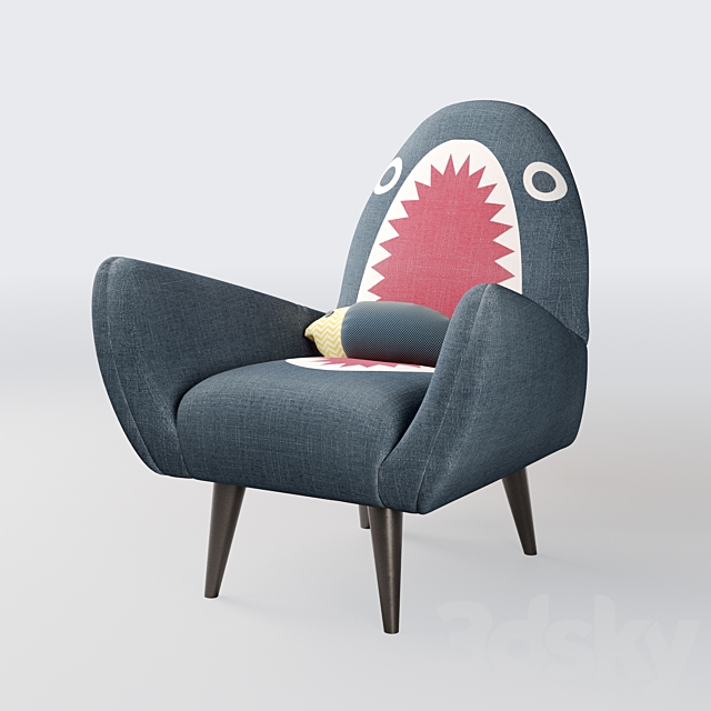 Armchair Shark Fin from Rodnik 3DSMax File - thumbnail 1