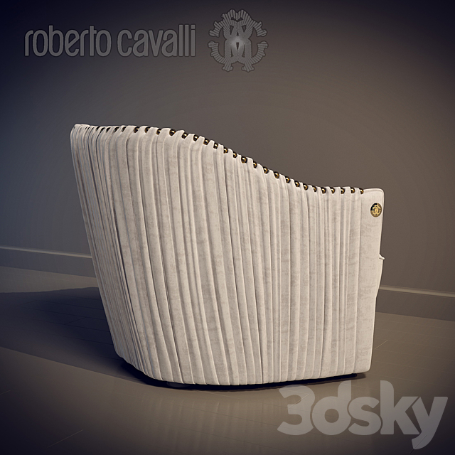 Armchair Sharpei Roberto Cavalli 3DSMax File - thumbnail 2